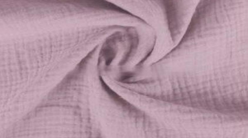 Tela Bambula Algodón rosa empolvado