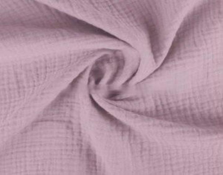 Tela Bambula Algodón rosa empolvado