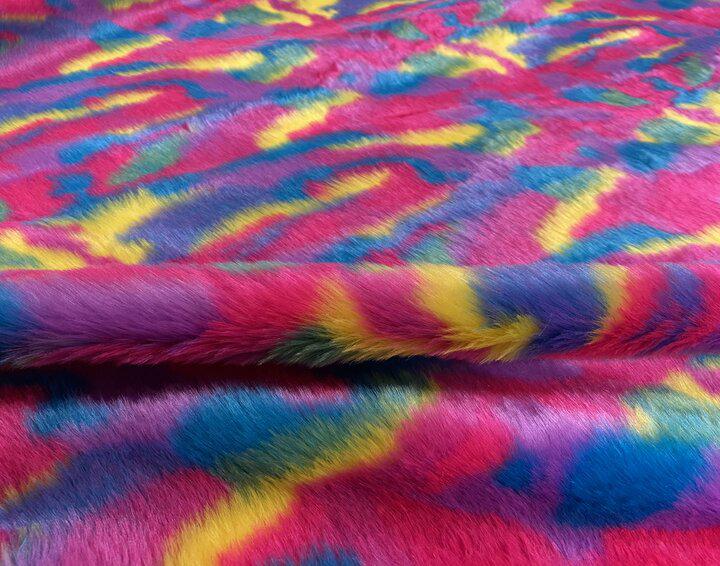 Tejidos pelo corto multicolor