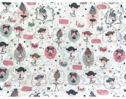 Tela Guateada reversible infantil muñecas
