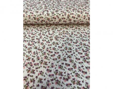 Viyela con estampado de florecitas